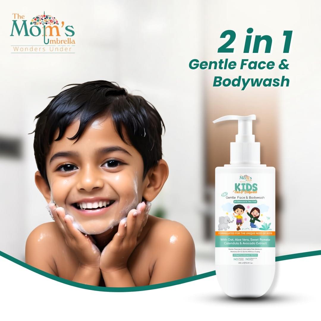 Kids Face & Body Wash.