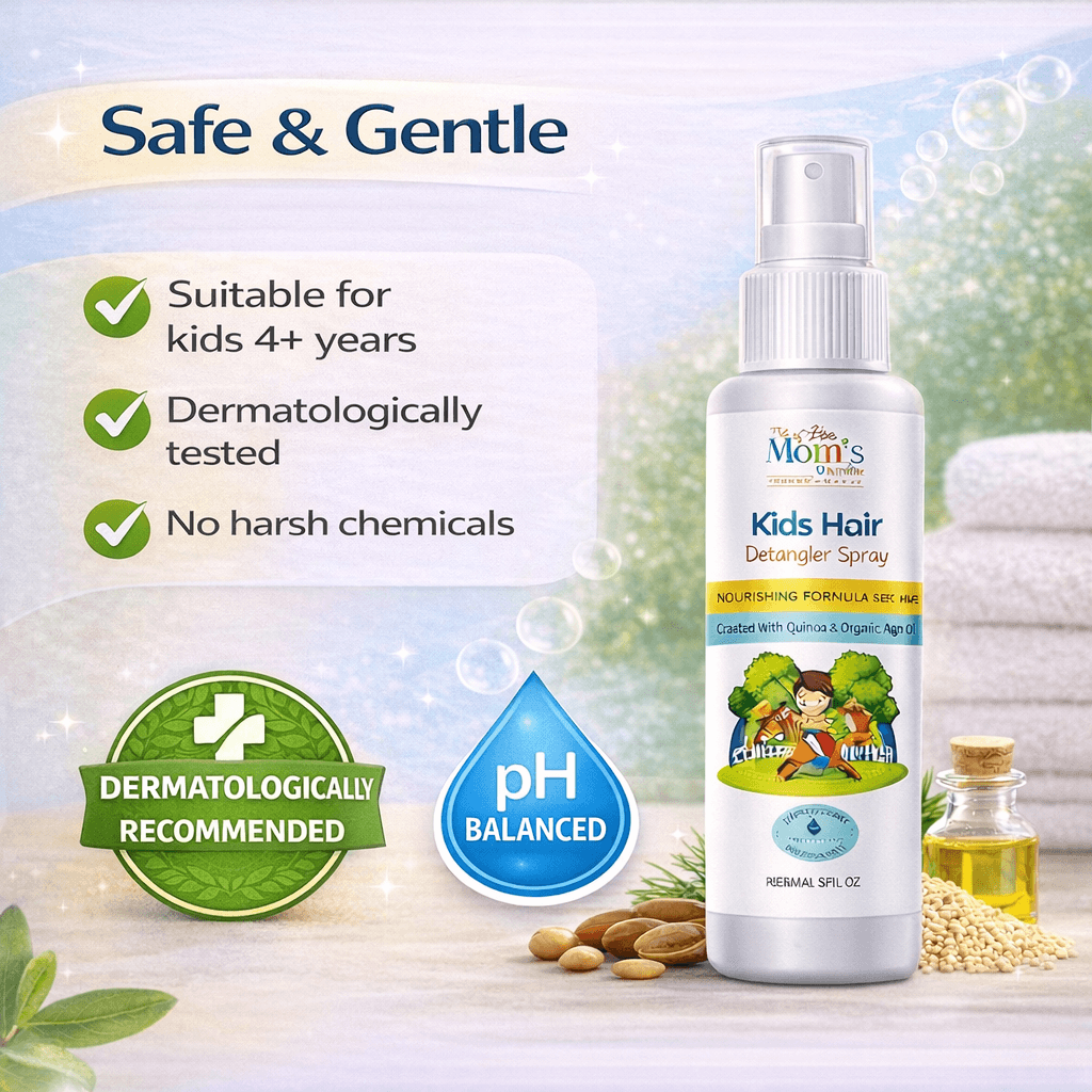 Kids Detangler Hair Spray.