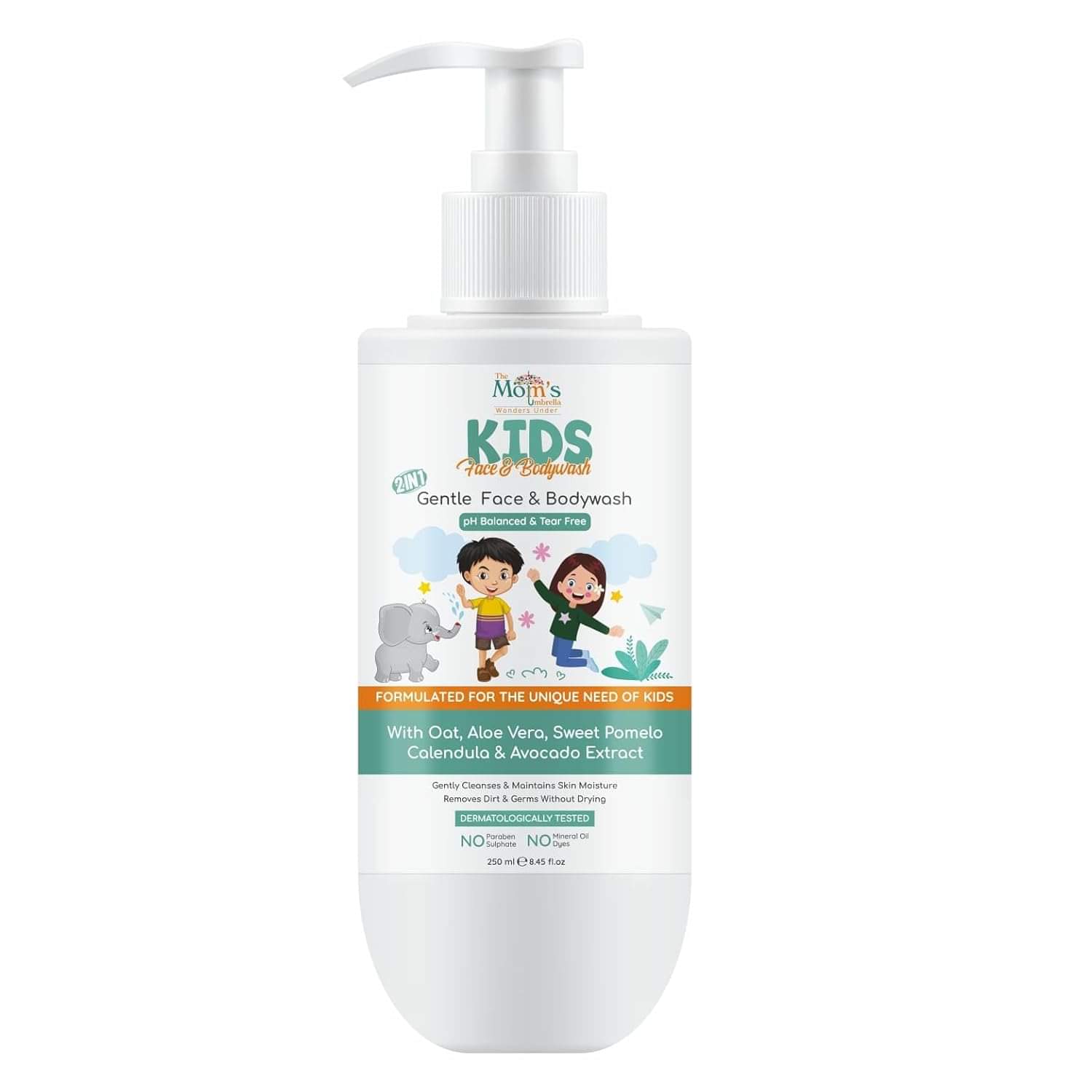 Kids Face & Body Wash.