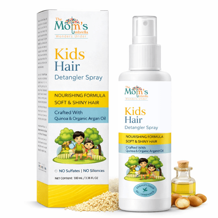 Kids Detangler Hair Spray.